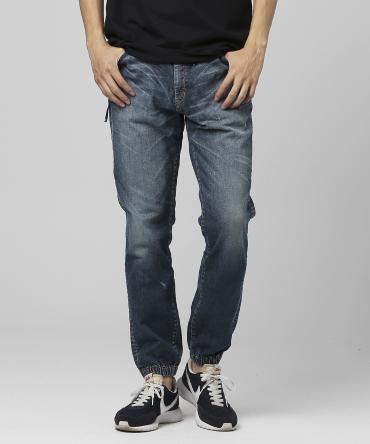 Three year wash jogger denim pants　[ VFP4055 ]