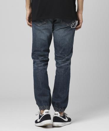 Three year wash jogger denim pants　[ VFP4055 ]