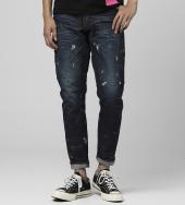 One year wash paint tepered denim pants[ VFP4054 ]