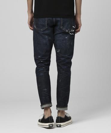 One year wash paint tepered denim pants[ VFP4054 ]