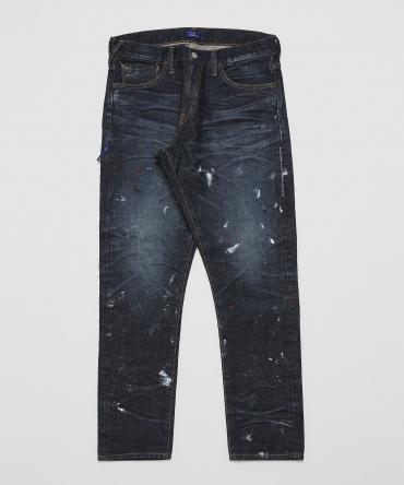 One year wash paint tepered denim pants[ VFP4054 ]