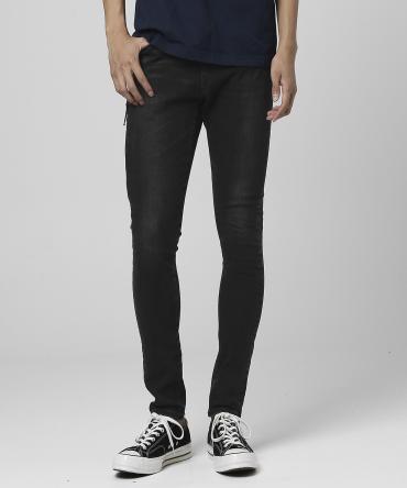 Black wash stretch Skinny denim　[ VFP9004 ]