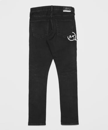 Black wash stretch Skinny denim　[ VFP9004 ]