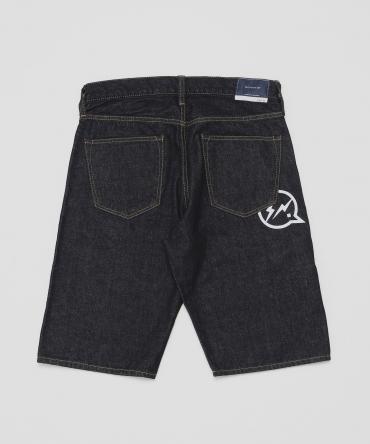 One wash denim short pants [ VFP6026 ]