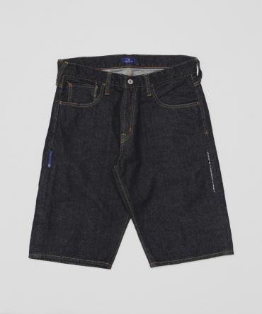 One wash denim short pants [ VFP6026 ]