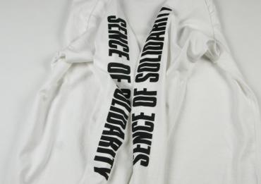 PRINT L/S CIRCLE R *ホワイト*