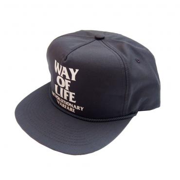 SOUVENIR CAP "WAY OF LIFE" *チャコール*