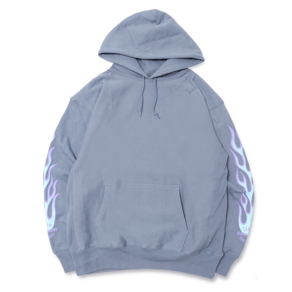 SURPRISE FLAME HOODED SWEAT SHIRT
