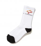 "Shake F" LOGO SOX *ホワイト*