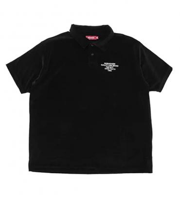 Velour Polo *ブラック*