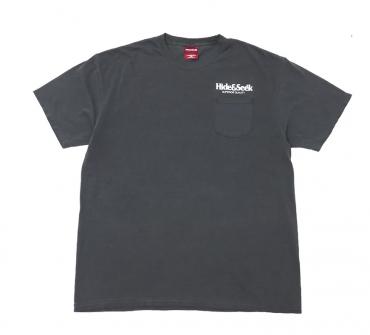 Logo Pocket S/S Tee(22ss) *ウォッシュブラック*