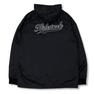 NYLON ZIP HOODED *ブラック×ブラック*