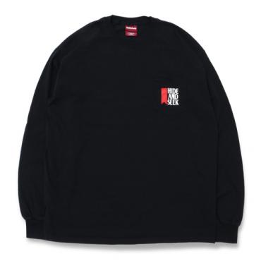 BEER POCKET L/S TEE *ブラック*