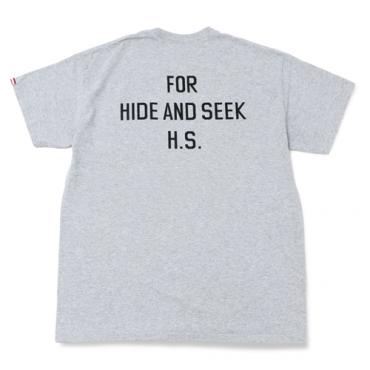 FOR H.S.POCKET S/S TEE(21ss) *ヘザーグレー*