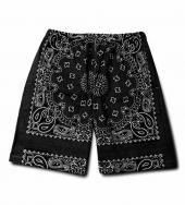 BANDANNA SHORT (21ss) *ブラック*