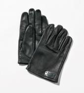 LEATHER COMB GLOVE *ブラック×ブラック*