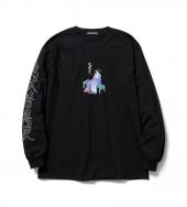 "地獄特急便" L/S TEE *ブラック*