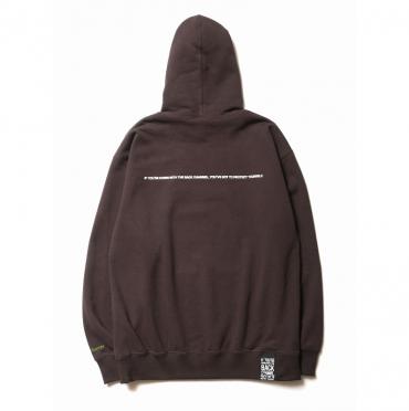 OFFICIAL LOGO PULLOVER PARKA / BROWN