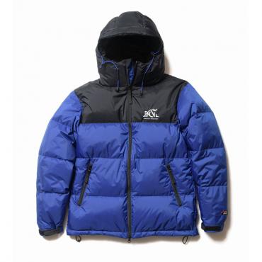 NANGA HOODED DOWN JACKET / BLUE