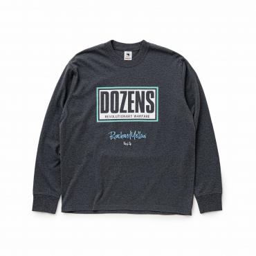 FRAME DOZENS L/S TEE / CHARCOAL