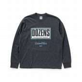 FRAME DOZENS L/S TEE / CHARCOAL