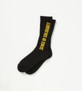 LOGO SOCKS "S.O.S.D" *ブラック*