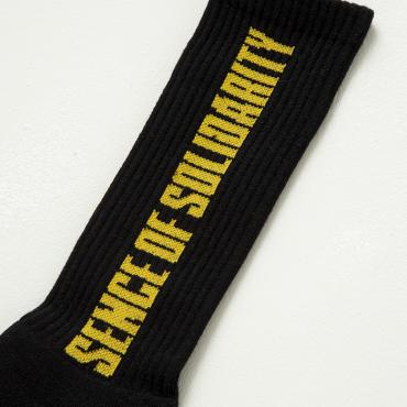 LOGO SOCKS "S.O.S.D" *ブラック*