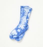 LOGO TIE DYE SOCKS "S.O.S.D" *ライトブルー*