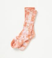 LOGO TIE DYE SOCKS "S.O.S.D" *オレンジ*