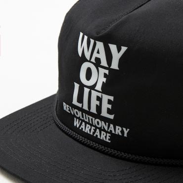 SOUVENIR CAP "WAY OF LIFE" *ブラック*