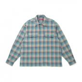 Flannel Check L/S Shirt / SAX