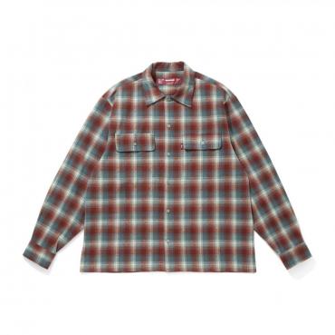 Flannel Check L/S Shirt / RED