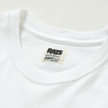 GLITTER BOX LOGO TEE *ホワイト×ネイビー*