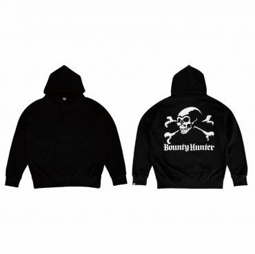 BxH OLD SKULL Pullover Pk *ブラック×ホワイト*