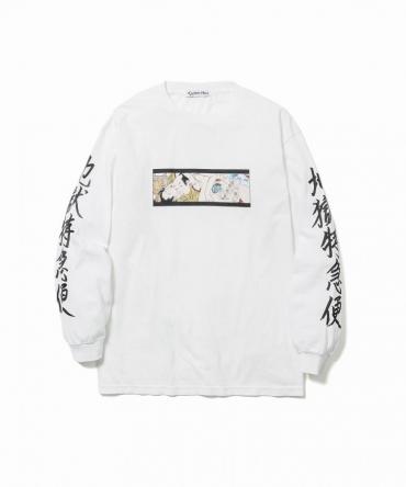 ”地獄特急便”LS Tee STYLE2 *ホワイト*