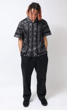 Pleated Trouser(Pigment Dye) *チャコールグレー*