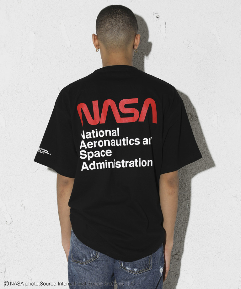 SURPRISE(サプライズ) / NASAコラボ ロゴクルーネックTシャツ [ LEC760 