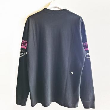 DOZENS L/S *ブラック×ピンク*