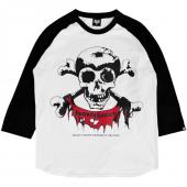 BxH D-BEAT SKULL 3/4 Raglan Tee