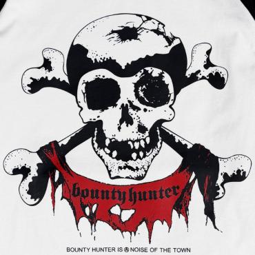 BxH D-BEAT SKULL 3/4 Raglan Tee