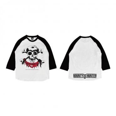 BxH D-BEAT SKULL 3/4 Raglan Tee