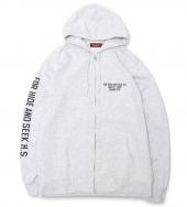 ZIP HOODED SWEAT SHIRT *グレー*