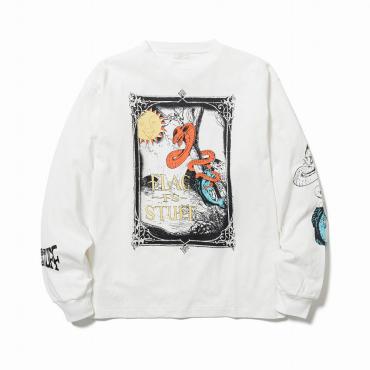 "SNAKE" L/S Tee *ホワイト*
