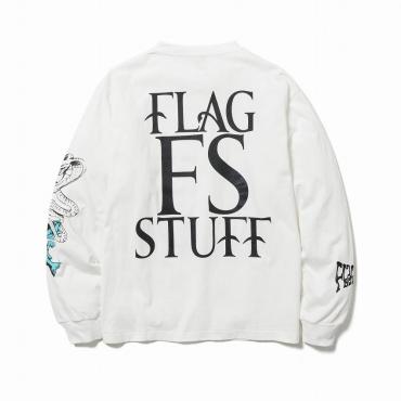 "SNAKE" L/S Tee *ホワイト*