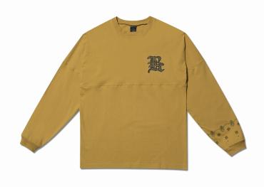 OLD ENGLISH LOGO L/S T *マスタード*