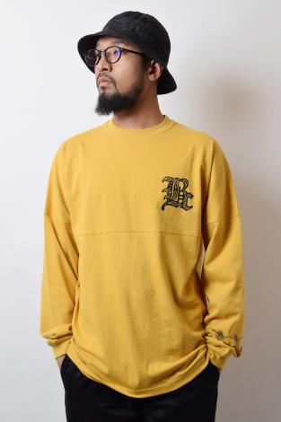 OLD ENGLISH LOGO L/S T *マスタード*