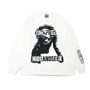 Jesus L/S Tee(24ss) *ホワイト×ブラック フロントプリント*