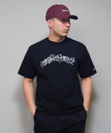 SMOKE COLLEGE LOGO T / BLACK