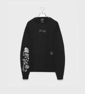 The Empty New Rose Longsleeve T-shirt ブラック×グリン