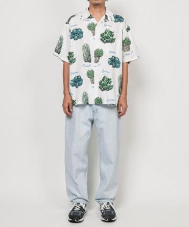 ×鶴仙園 "North and Central America" S/S SHIRTS *ホワイト*